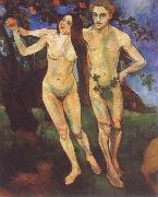 Suzanne Valadon Adam and Eve oil on canvas